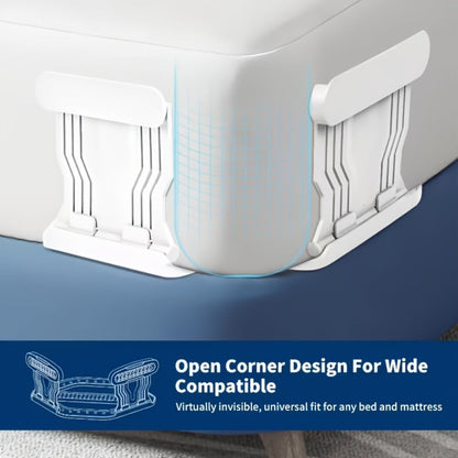 Bed Sheet Holder Straps – Heavy-Duty Mattress Sheet Grippers, No More Loose Bedding, Universal Fit for All Mattress Depths & Sheet Styles