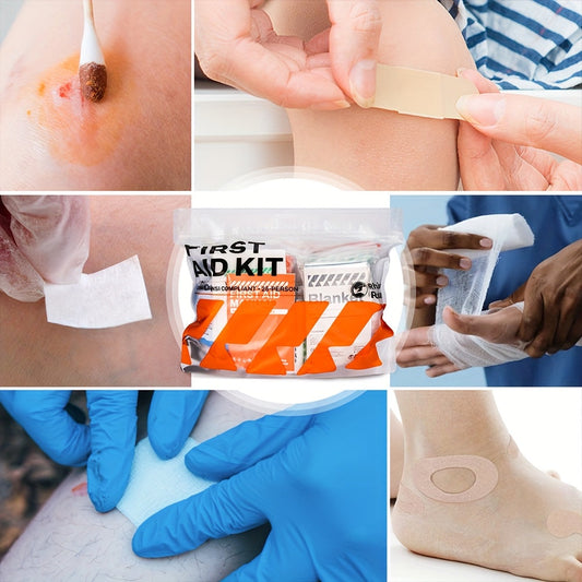 220-Piece First Aid Kit Refill Bag – Emergency Replacement Supplies with Bandages, Gauze & Wound Pads, Portable Refill Set for Home