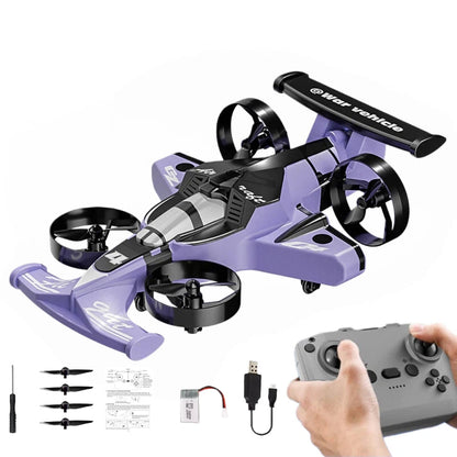 RC Flying Car Drone Combo for Kids with the Listed Color, Size or Set Options for Everyday Use