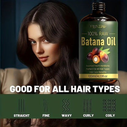 Batana Oil Hair Growth Treatment Large Capacity Deep Moisturizing Hydrating Split End Repair Dry Damaged Hair Scalp Activation Natural Real