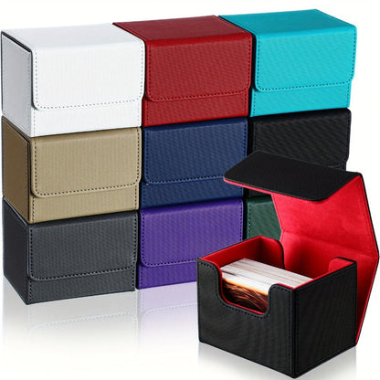 TCG Magnetic Deck Box 10 Pack – 100+ Card Capacity Storage Cases for MTG, Pokemon & Yu-Gi-Oh, 10 Vibrant Colors