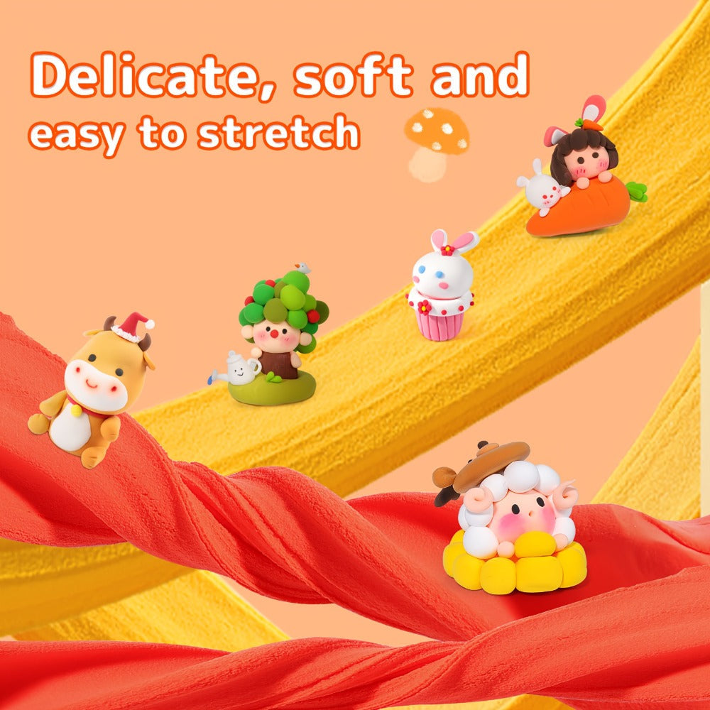 Air Dry Clay Set for Kids 120/150 Pieces, 36 Metallic Colors Ultra Light with the Listed Color, Size or Set Options for Everyday Use