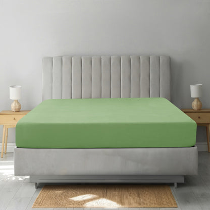 Deep-Pocket Brushed Microfiber Fitted Sheet in Nine Colors and Twin XL to California King Sizes