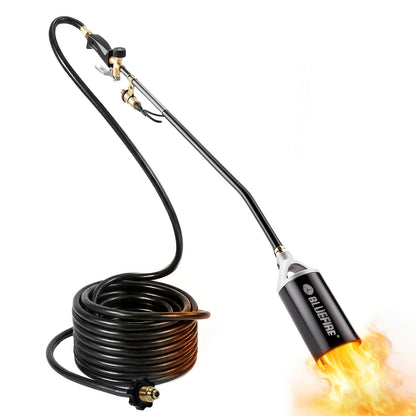 Propane Weed Torch, Flame Weeder Ice Melter Outdoor Roof Driveway for Garden, Patio and Yard Use