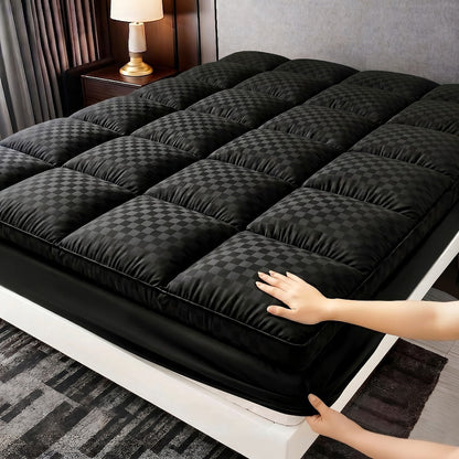 Mattress Topper Quilted Fitted Mattress Pad with Deep Pocket | Pillow Top Mattress Cover 1000GSM Cooling Mattress Protector for Better Sleep