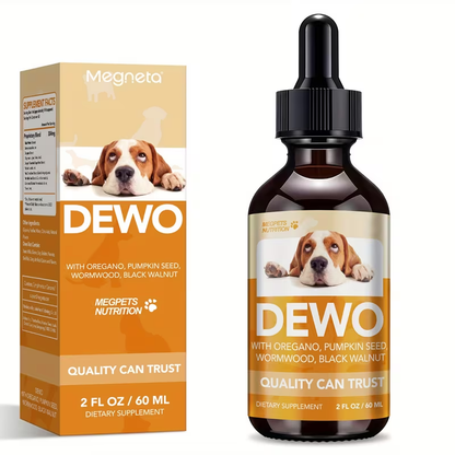 Pet Intestinal Cleanse Drops – Natural Herbal Supplement for Dogs & Cats with Wormwood & Black Walnut, Gut Health & Flora Balance Support