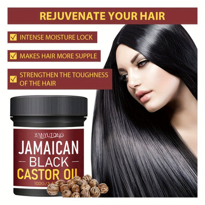Jamaican Black Castor Oil Hair Milk for Women & Men - Revitalizing Formula, Natural Volume & Smoothness