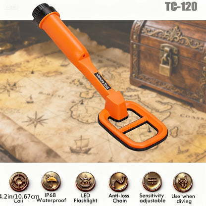 Underwater Metal Detector 100ft Depth for Adults for Garden, Patio and Yard Use, with the Listed Configuration