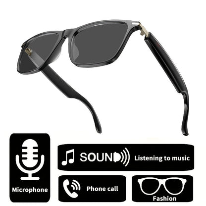 Anti-Blue Light Smart Audio Glasses Bluetooth 5.3 HiFi Open-Ear Wireless Calls Music Anti-UV Lens for an Everyday Personal Care Routine
