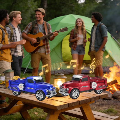 Portable Bluetooth Speaker Car-Shaped Model with TWS, USB, FM, TF, AUX and Seven Color Packs