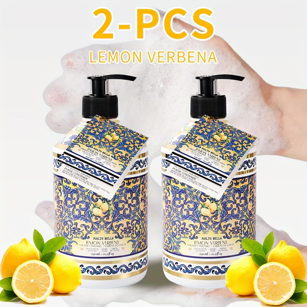 Moisturizing Liquid Hand Soap 2-Pack 21.3 fl oz Each – Foaming Pump Dispenser in 5 Scents, Gentle Gel Formula for All Skin Types
