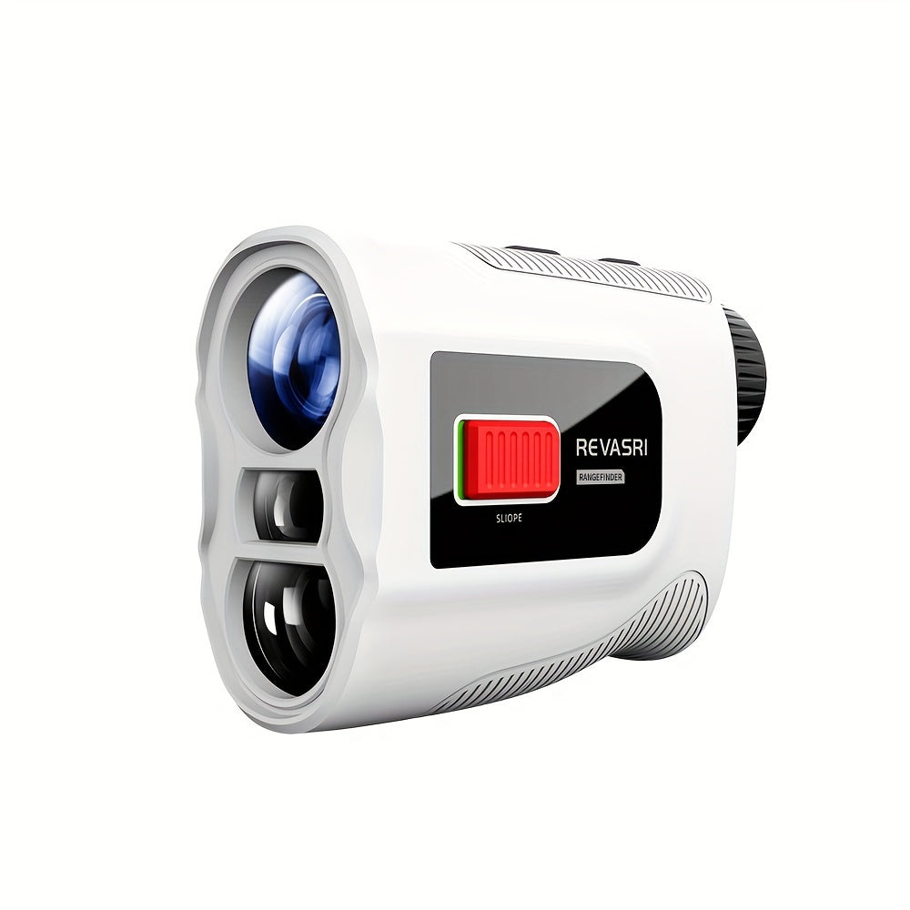 Slope Switch Golf Rangefinder 1000 Yard | 6x Magnification Laser Rangefinder with Flag Lock Vibration, Slope Compensation & Magnetic Strip