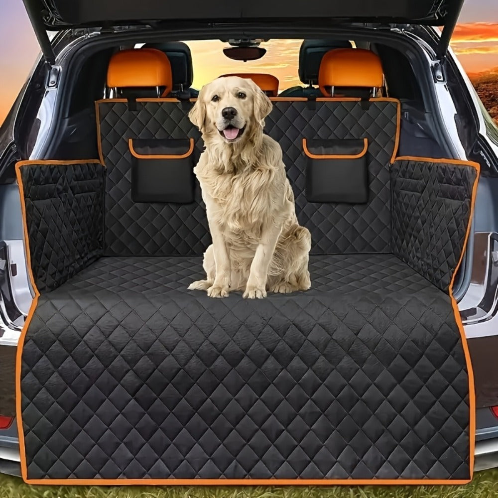 Car Trunk Mat with Storage Bag, Anti-Slip Pet Cargo Pad & Vehicle Trunk Protection Liner, Waterproof Non-Slip Bottom