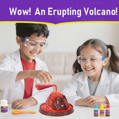 Kids Science Kit 60 Experiments STEM Educational Toy Set with Real Lab Tools for Boys & Girls Ages 6 7 8 9 10 11 12