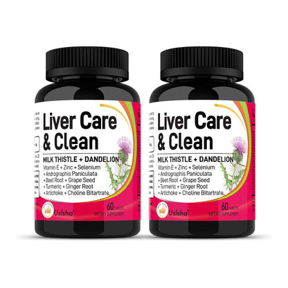Milk Thistle Turmeric & Beetroot Liver Support Capsules for Bath Time, Home Spa and Personal Care