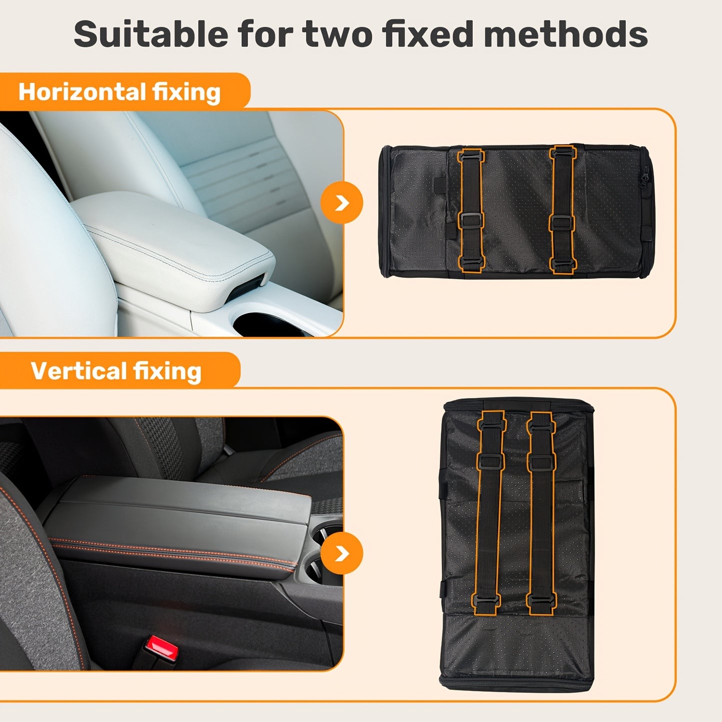 Dog Car Carrier & Center Console Pet Booster Seat with Safety Harness – Portable Travel Pet Bed Nest for Small Dogs & Cats