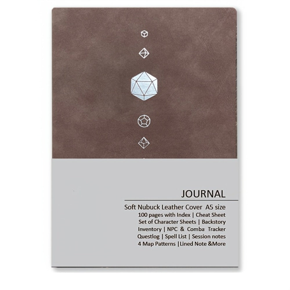 DnD Campaign Journal for D&D 5e & 5R Players, RPG Notebook with Character Sheets, Spell Tracker, Quest Log