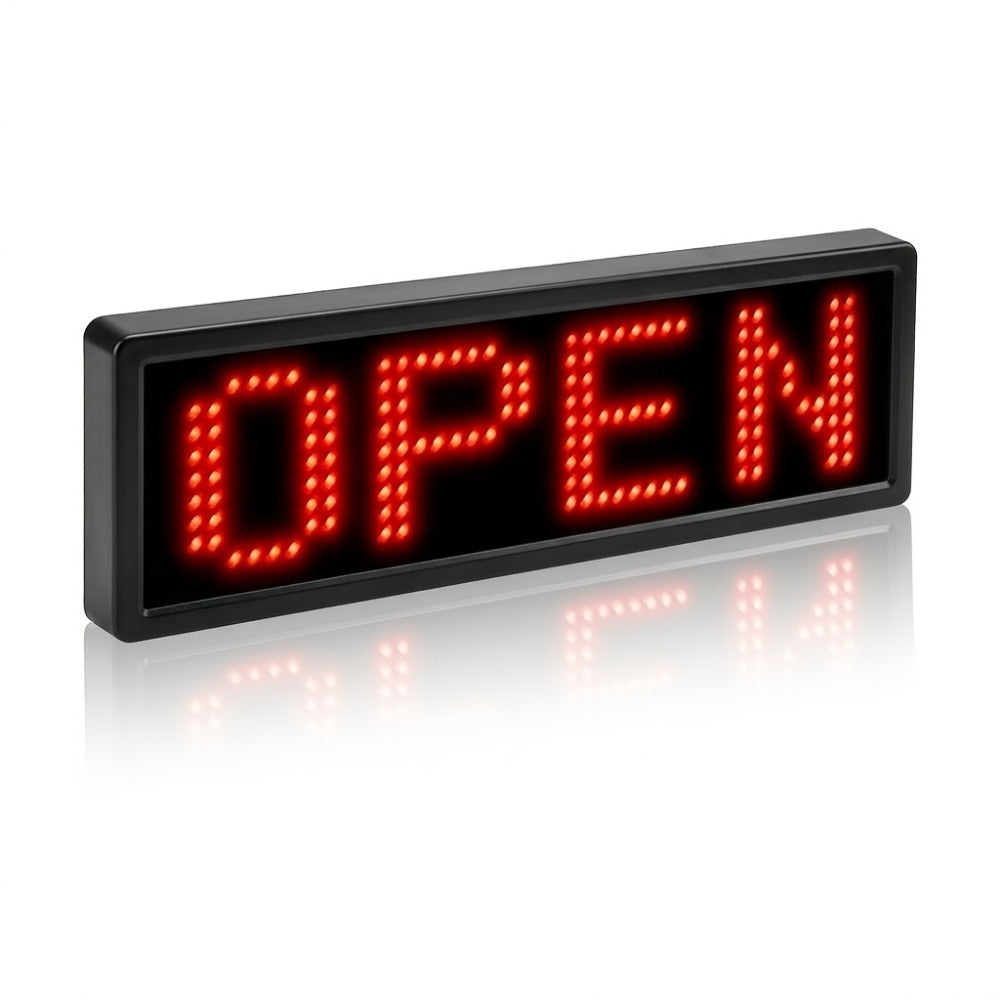 Programmable LED Badge Bluetooth App Controlled, Rechargeable Scrolling Text & Logo Display, 48x12 Pixel LED Name Tag for Events