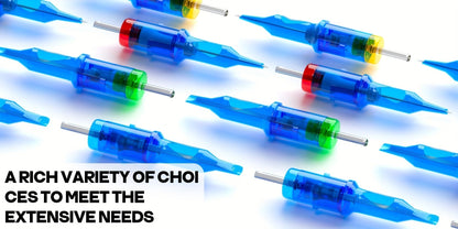 Tattoo Cartridge Needles with POSEIDON V3 Label, 50-Piece Mixed, RL-Only or RS-Only Pack Choices
