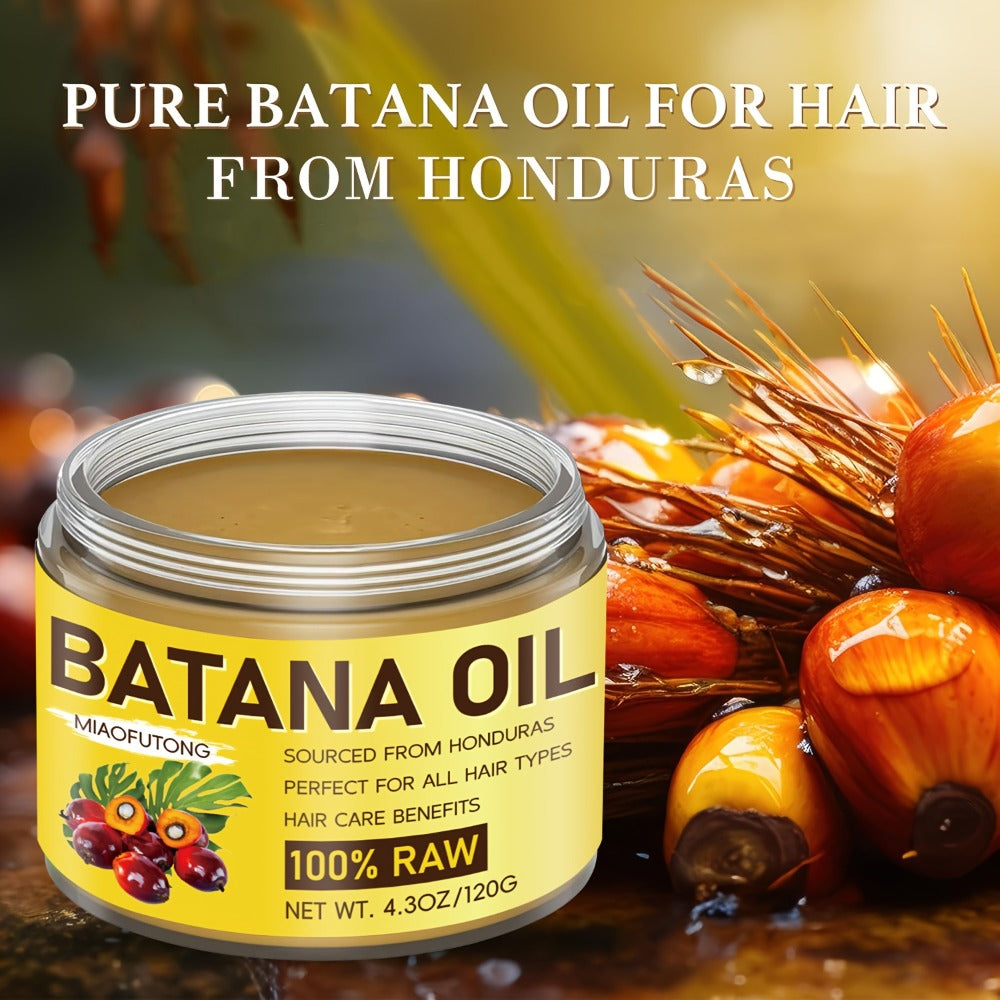 Banana Hair Oil Treatment 100% Raw Honduran Deeply Frizz Control Scalp Nourishment Dry Damaged Hair All Hair Types Women 4.3oz 120g