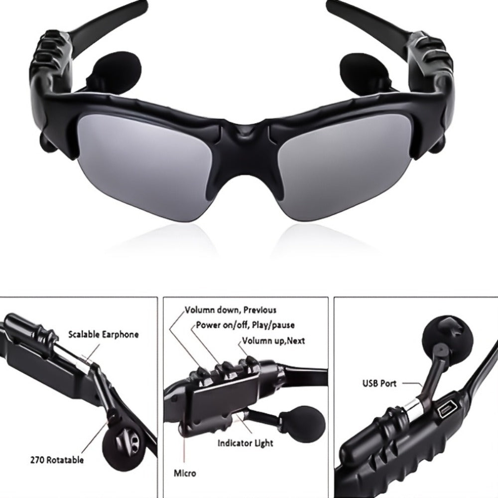 Audio Glasses 2-in-1 Wireless Headphone Sunglasses with Microphone for an Everyday Personal Care Routine