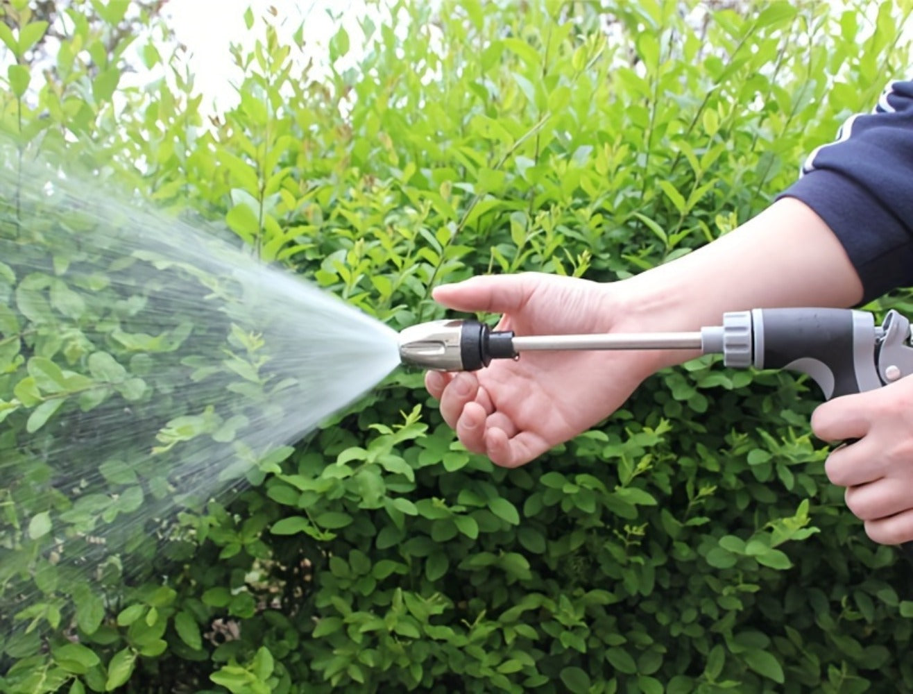 High Pressure Car Wash Gun with Long Extension Rod – Adjustable Spray Nozzle, Leak-Proof Connector, Fits Garden Hose