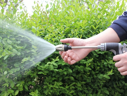 High Pressure Car Wash Gun with Long Extension Rod – Adjustable Spray Nozzle, Leak-Proof Connector, Fits Garden Hose