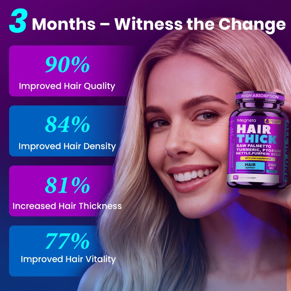 Biotin Hair Growth Supplement 90 Capsules for Thicker Fuller Hair with Collagen Peptide Saw for Bath Time, Home Spa and Personal Care