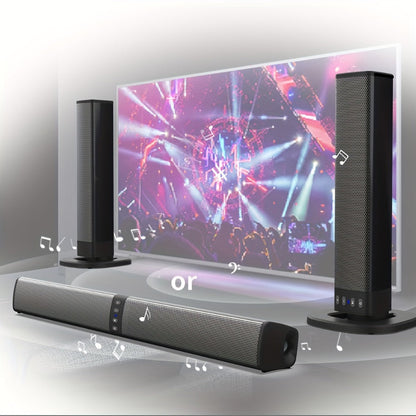 Sound Bar with 4 Subwoofers 20W Hi-Fi Wireless Surround Sound System Bluetooth 5.0 TWS Wall for an Everyday Personal Care Routine