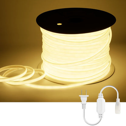 COB LED Strip Lights 10M 33ft 110V Connectable High Brightness Flexible Rope Light for Home, Desk and Accent Lighting