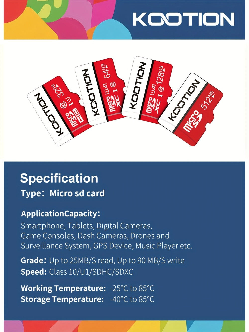 UHS-I C10 90MB/s Micro SD Card Bulk Pack with SD Adapter for an Everyday Personal Care Routine
