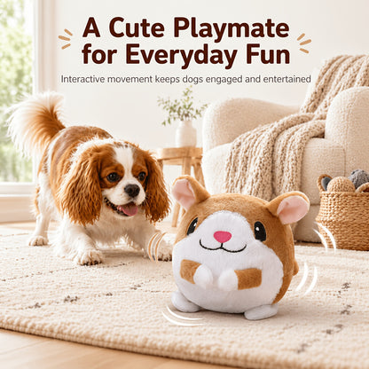 Electronic Bouncing Dog Toy with Animal Sound – USB Rechargeable Interactive Rolling Ball, Voice Recording & Music Mode
