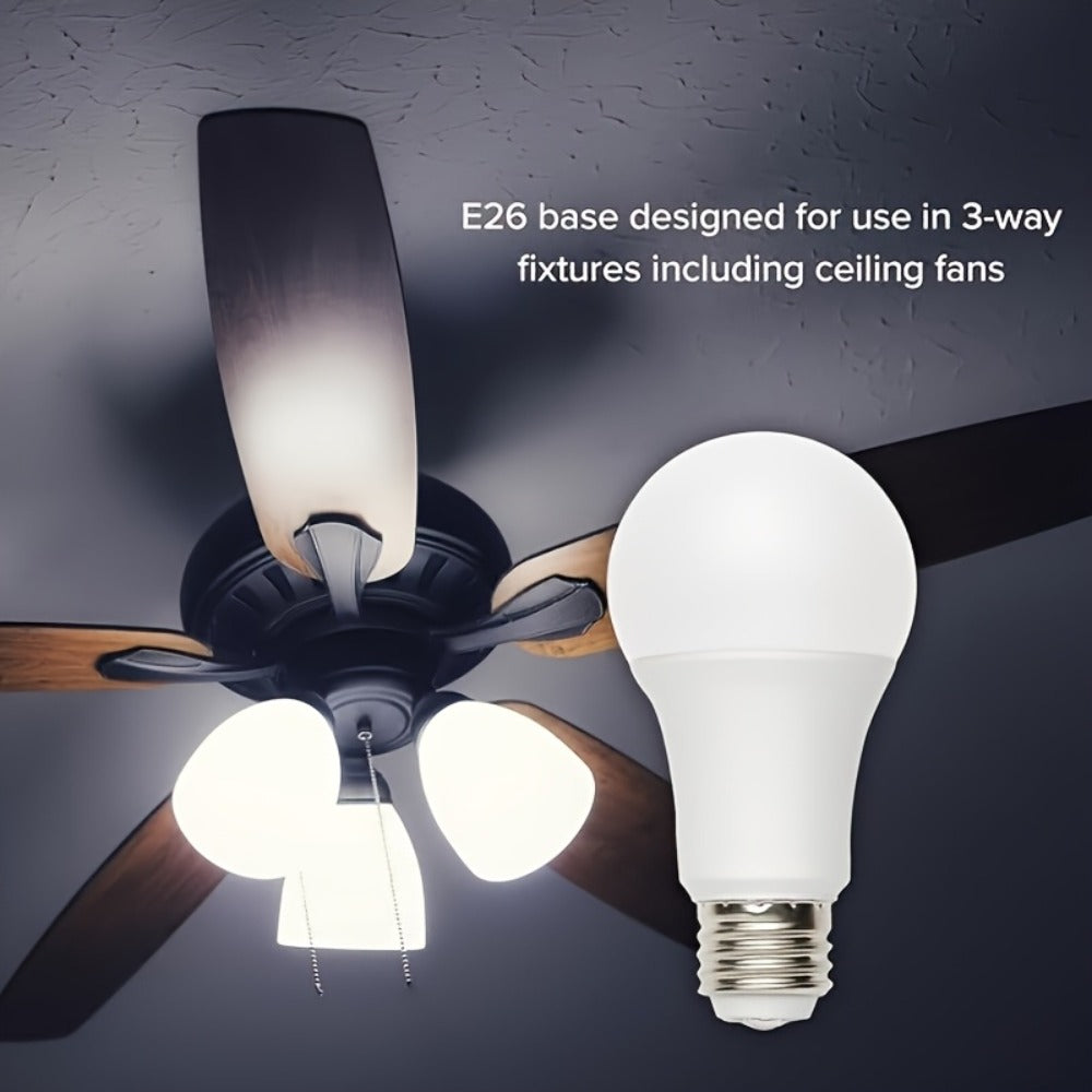 LED Light Bulbs 100 Watt Equivalent, A19 E26 Base 1100 Lumens 14W High Efficiency Bulb, 2700K Warm White & 4500K Natural White