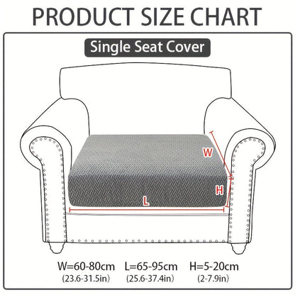 Sofa Cover Sectional Panel Options for Single to 4 Seats, Chaise, Armrest Pair or Backrest in Five Colors