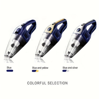 Handheld Cordless Vacuum Cleaner with Powerful Suction – Portable USB Rechargeable Mini Vacuum with Multiple Accessories for Car, Home