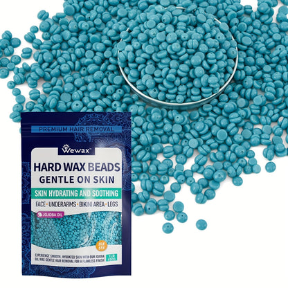 Hard Wax Beads 450g Brazilian Strong Adhesion No-Strip – Precision At-Home Waxing for Bikini Legs Underarms Arms Body Face