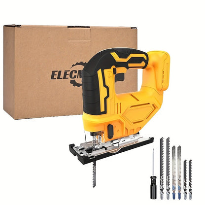 Cordless Jigsaw Compatible with DeWalt 20V Battery - Variable Speed 0-2700 RPM, 80mm Cutting Depth