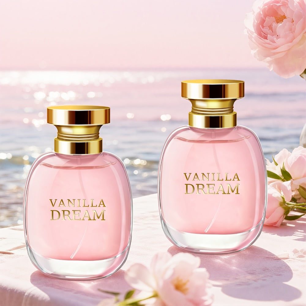 Perfume for Women Two-Pack of 100ml EDP Sprays with Rose, Chamomile, Lemon, Lily, Violet, Musk and Wood
