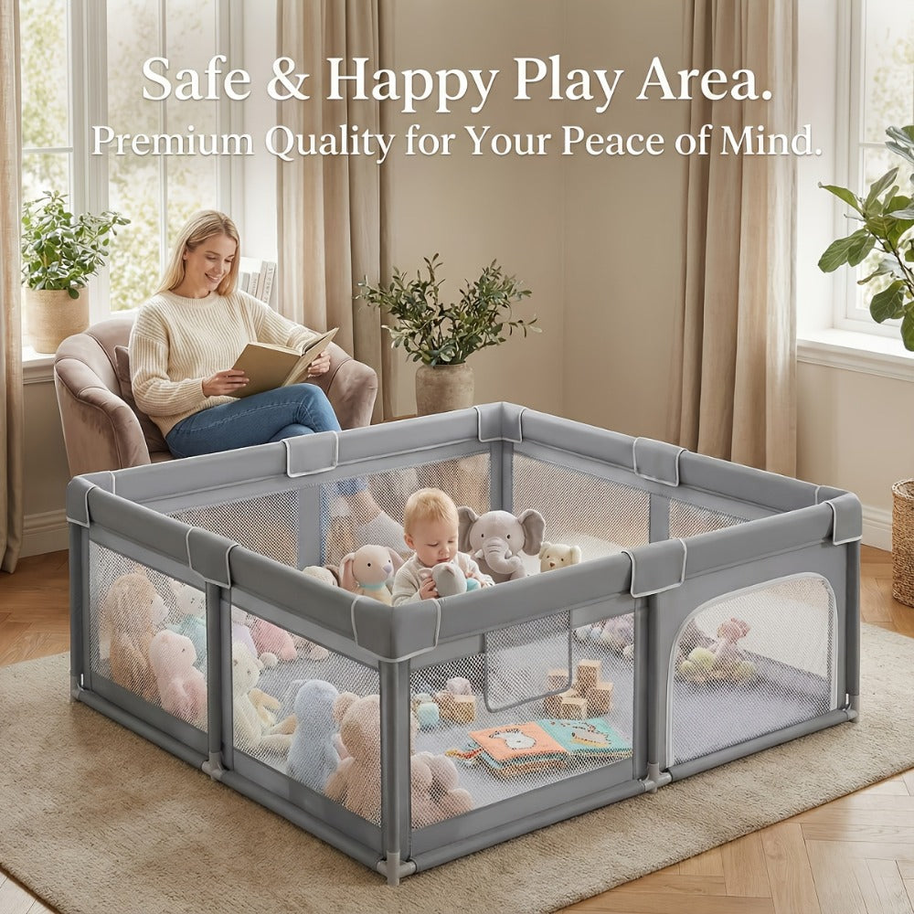 Baby Playpen with Tool-Free Assembly for Practical Everyday Home Use detail image - detail view 7