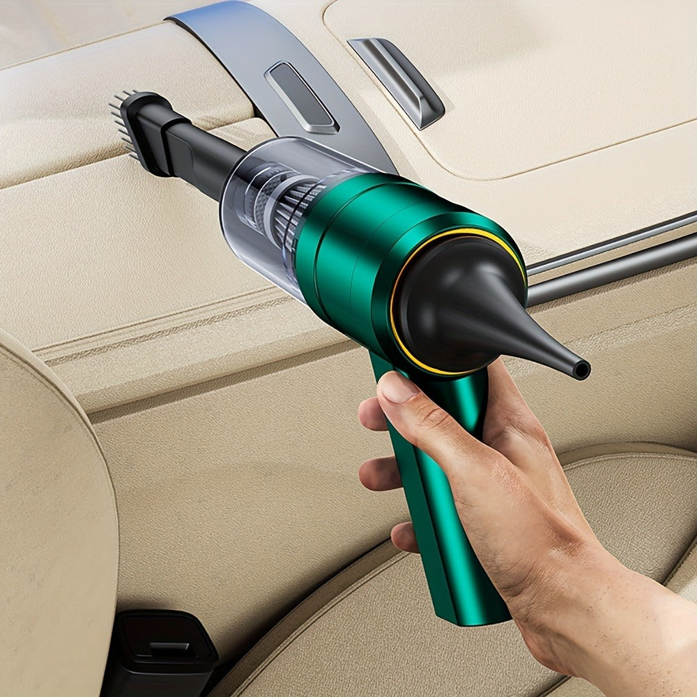 Mini Handheld Vacuum Cordless 4-in-1 Rechargeable, Portable Car Vacuum Cleaner & Air Blower & Hand Pump