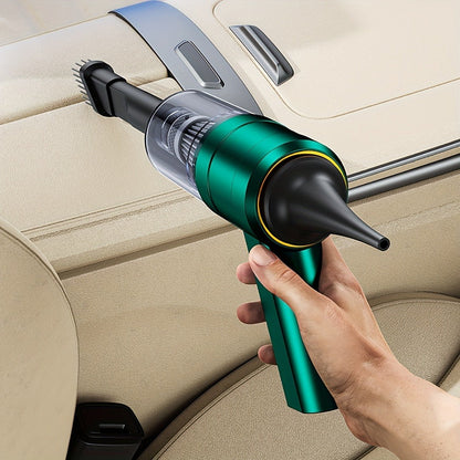 Mini Handheld Vacuum Cordless 4-in-1 Rechargeable, Portable Car Vacuum Cleaner & Air Blower & Hand Pump