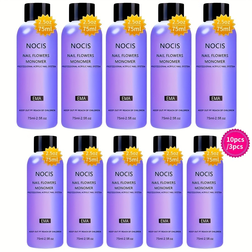 Odorless Acrylic Liquid Monomer Bulk Pack for Home and Salon Manicures, with the Listed Configuration
