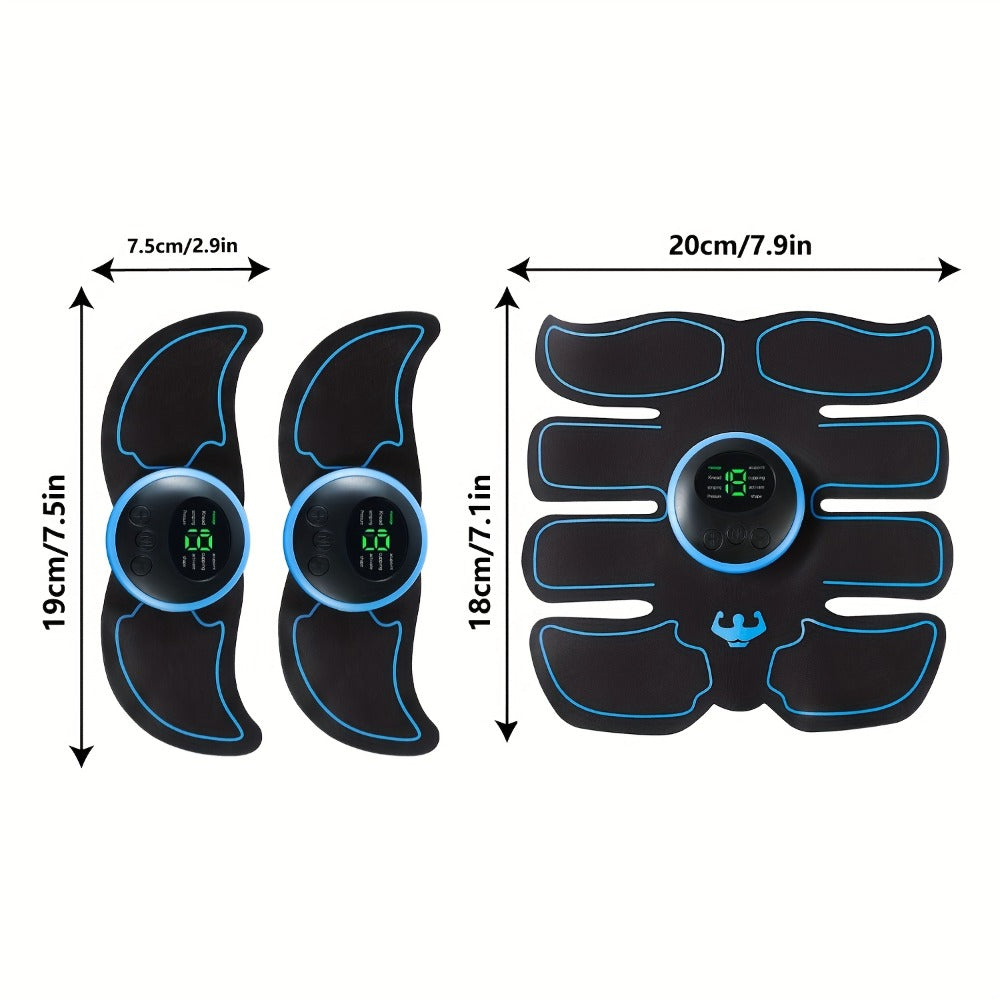 EMS Stimulator Abdominal Training Belt, Electronic Ab Toner for Whole Body Fitness & Strength Training