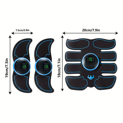 EMS Stimulator Abdominal Training Belt, Electronic Ab Toner for Whole Body Fitness & Strength Training