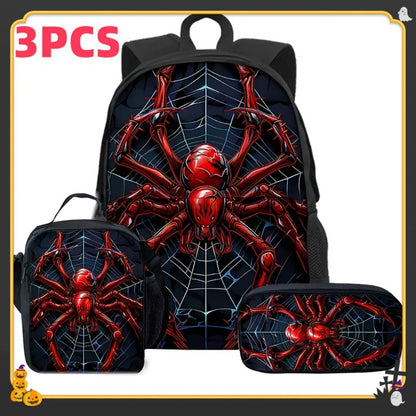 Backpack for Women – 2-Piece, Polyester, Large Capacity, for School – front view