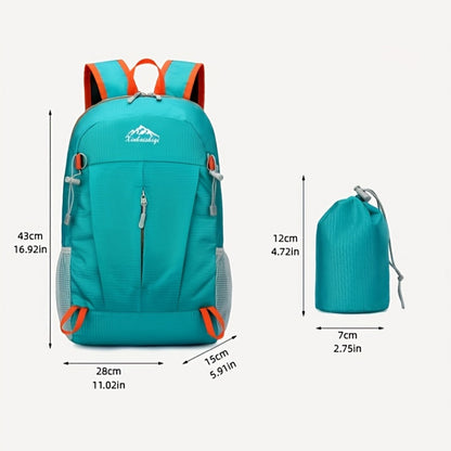 Backpack for Women – 25L, Nylon, Foldable, Lightweight – detail view 7