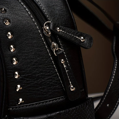 Backpack for Women – 3 Piece, Vegan Leather – detail view 13