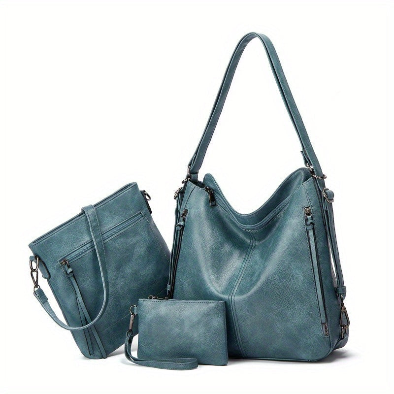 Backpack for Women – 3-Piece, Large Capacity, Convertible, for Travel & Work – alternate view