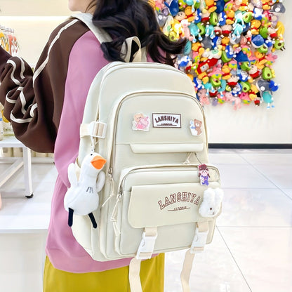 Backpack for Women – 5 Piece, Large Capacity, for School – detail view 19