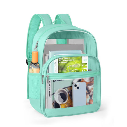 Backpack for Women – Clear, Transparent, Lightweight, for School – front view - product view 13